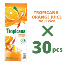 TROPICANA ORANGE JUICE 200ML CASE OF 30PCS